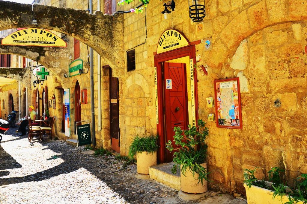 Olympos Pension Rhodes City Екстериор снимка