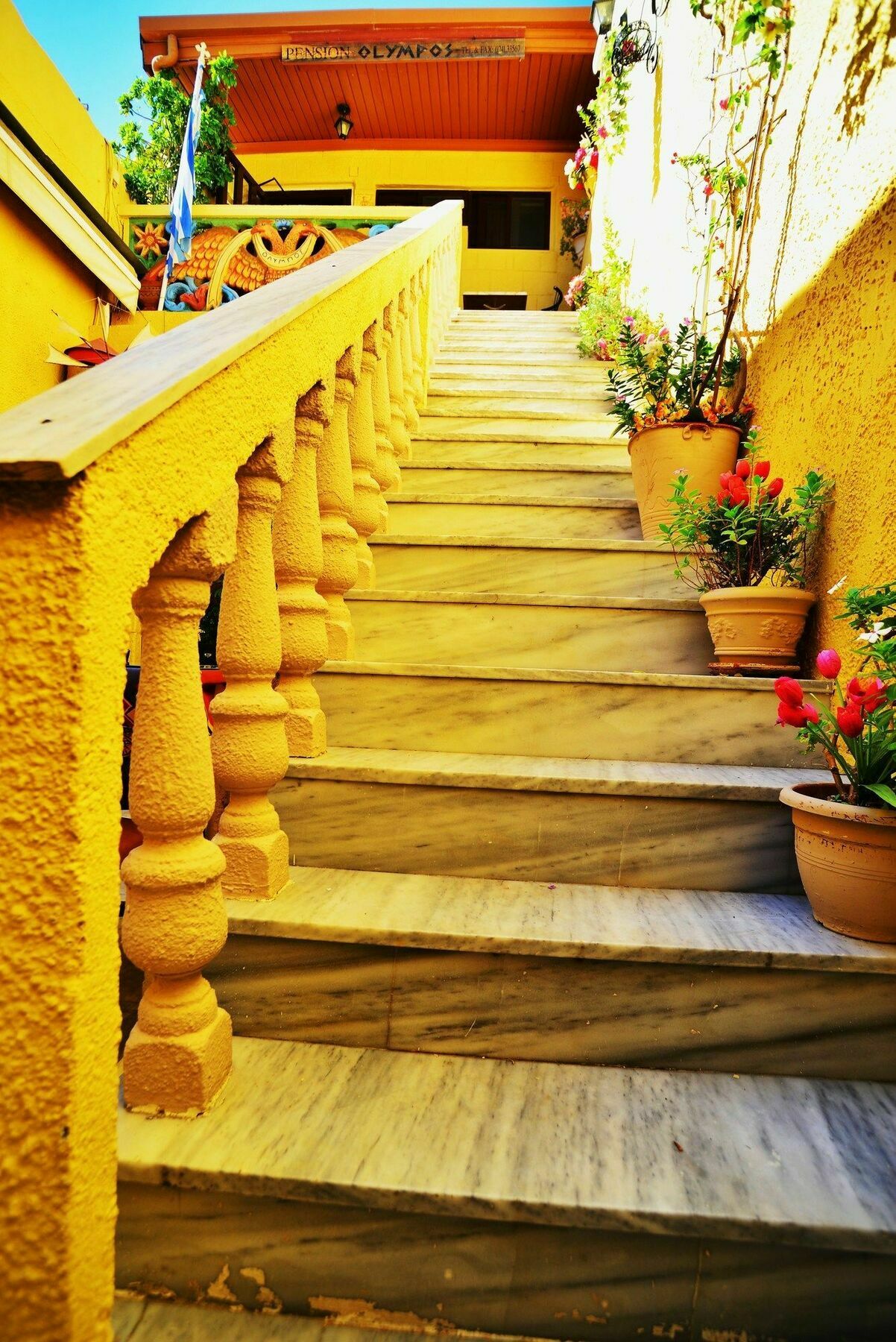 Olympos Pension Rhodes City Екстериор снимка