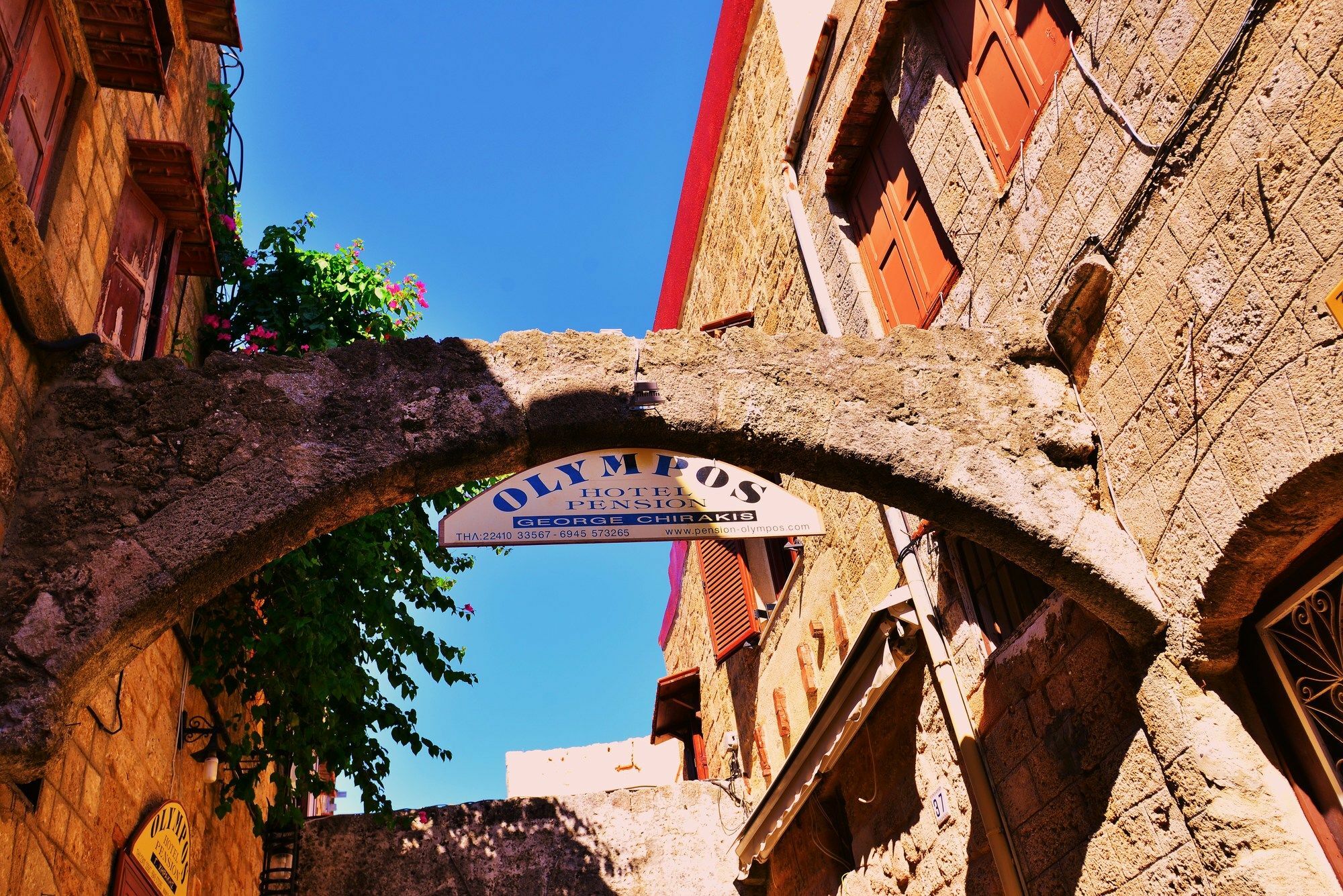 Olympos Pension Rhodes City Екстериор снимка